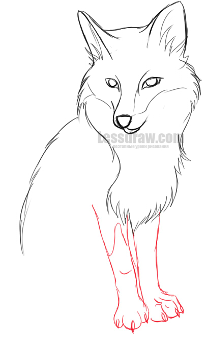 Як намалювати лисицю - малюємо милу лисичку