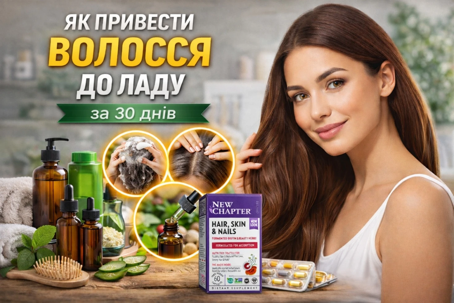 Як привести волосся до ладу за 30 днів